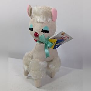 Vtg Dream Pets Lucy Lamb Cute Plush Lamb w/Bow NOS
